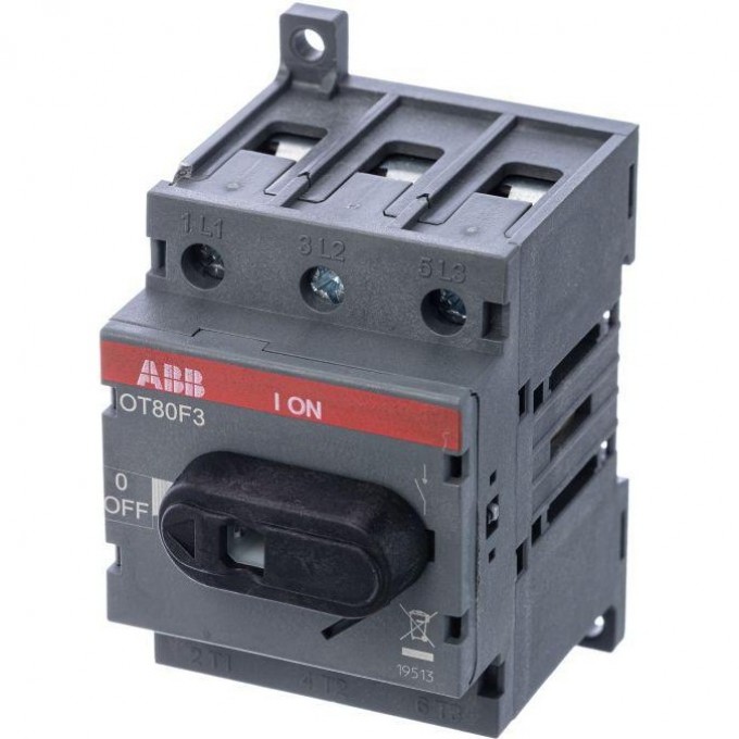 Рубильник ABB 3п OT80F3 80А (75А AC23) 1SCA105798R1001 Рубильник ABB 3п OT80F3 80А (75А AC23) 1SCA105798R1001